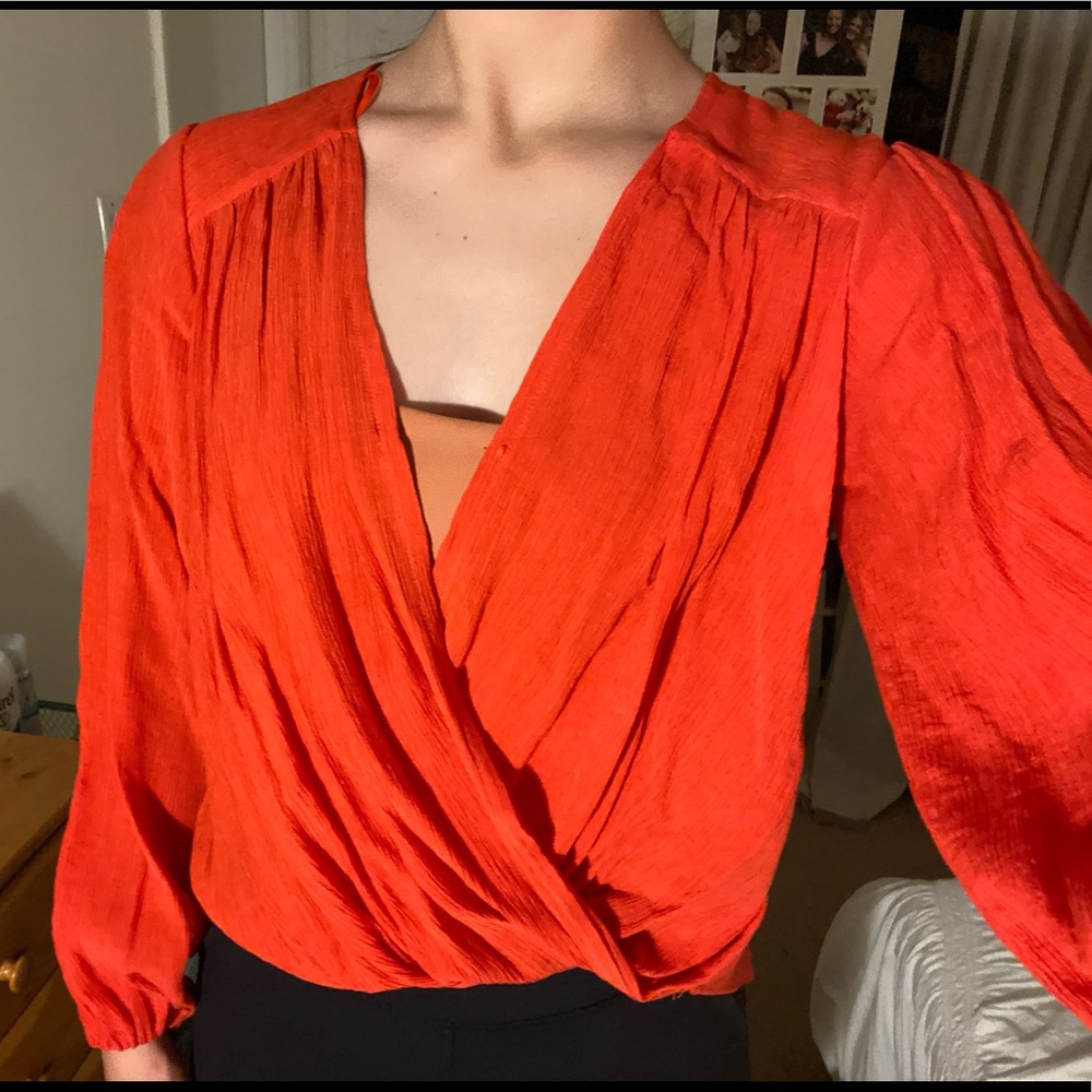 Free People Red Top